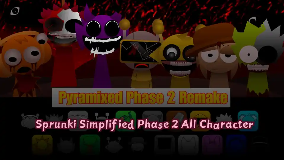 Sprunki Simplified Phase 2 All Character